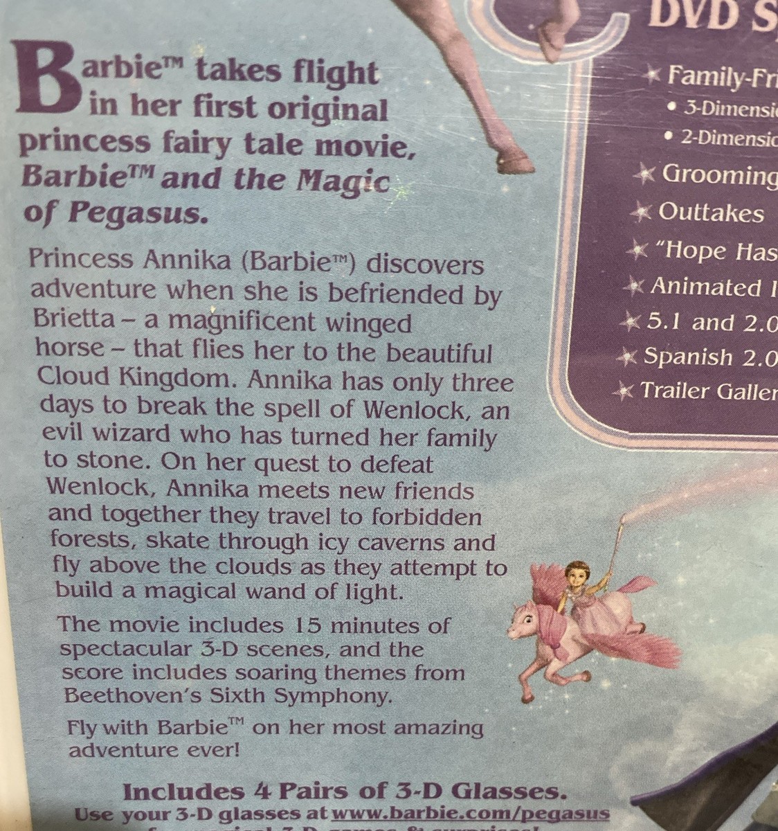 Barbie and the Magic of Pegasus (DVD, 2005) for sale online | eBay