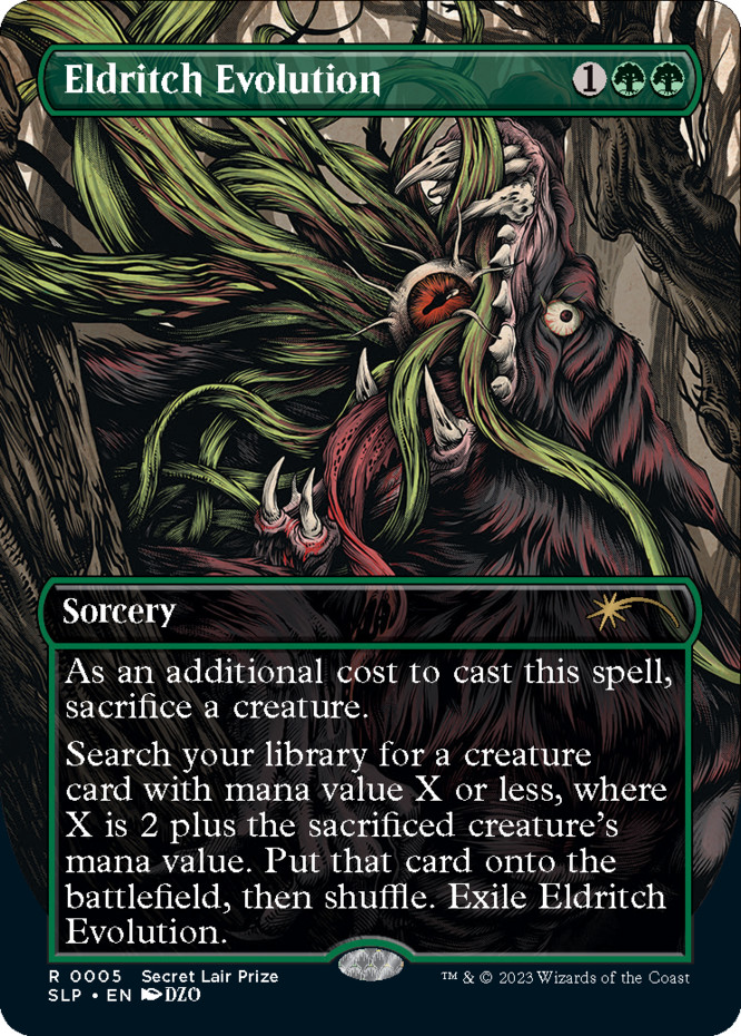 1x Eldritch Evolution - Borderless MTG - Secret Lair - NM-Mint