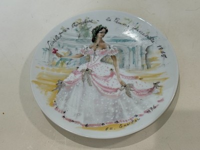 Vintage H D'Arceau Limoges France Les Femmes Du Siecle 1865 Decorative Plate
