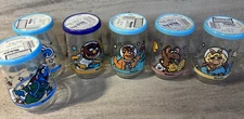 Muppets in Space 1998 Welch's Jelly Jar Glasses Set Of 6