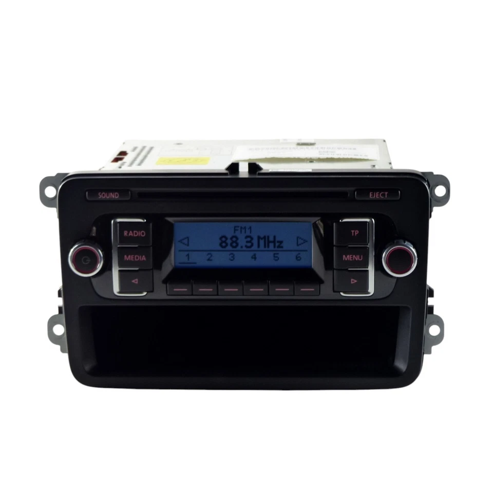 VW RCD 210 Radio Autoradio mit Code VW Golf 5 V Caddy 2K Touran 1T Jetta 1K - Bild 3 von 4