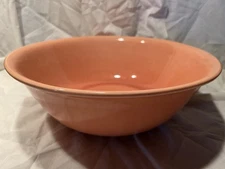 Metlox Poppytrail-COLORSTAX APRICOT LARGE MIXING BOWL 84 oz     /$119 eBay Value