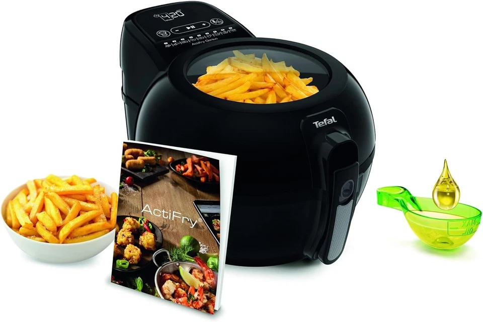 Tefal ActiFry Genius Smart Heißluft-Fritteuse 1,2 kg in Schwarz - Bild 1 von 4