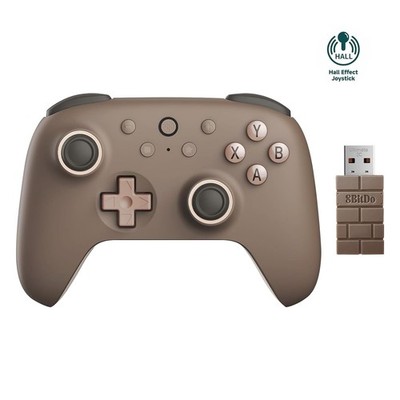 8Bitdo Ultimate 2C Gamepad für Windows-PC und Android, Brownie, 1000 Hz