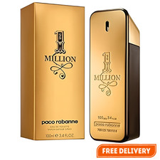 Paco Rabanne 1 Million 100ml Men’s Eau de Toilette Spray Perfume | Fast Delivery