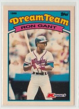 1989 Topps Kmart Dream Team Ron Gant Atlanta Braves #2