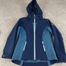 Kerrits Jacket Size Small Hooded Softshell Vented Windproof Removable Hood R2