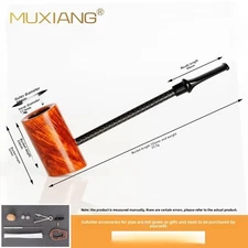Handmade Light color Briar Pipe-Popeye Poker Style, Precise Dimensions