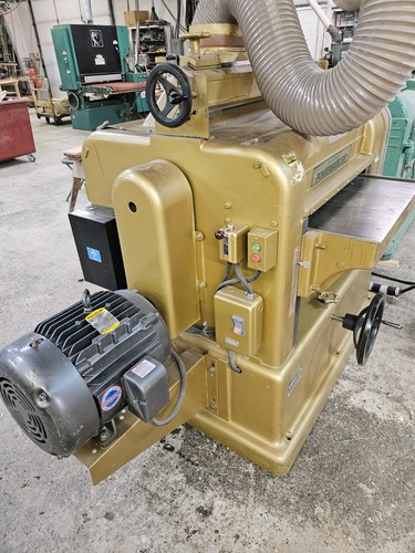 Powermatic Industrial Stationary Planer Baldor Motor M42 High Speed Steel Knives
