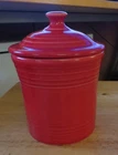 FIESTA CONDIMENT UTILITY JAM JAR w LID SCARLET RED FIESTAWARE NEW WITH TAG