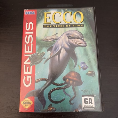 #ad Ecco: The Tides of Time Sega Genesis 1994 Tested CIB $11.99