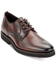 DKNY Jason Men Oxfords Valentina Leather 189 Dark Brown Shoes US 9.5 NWB