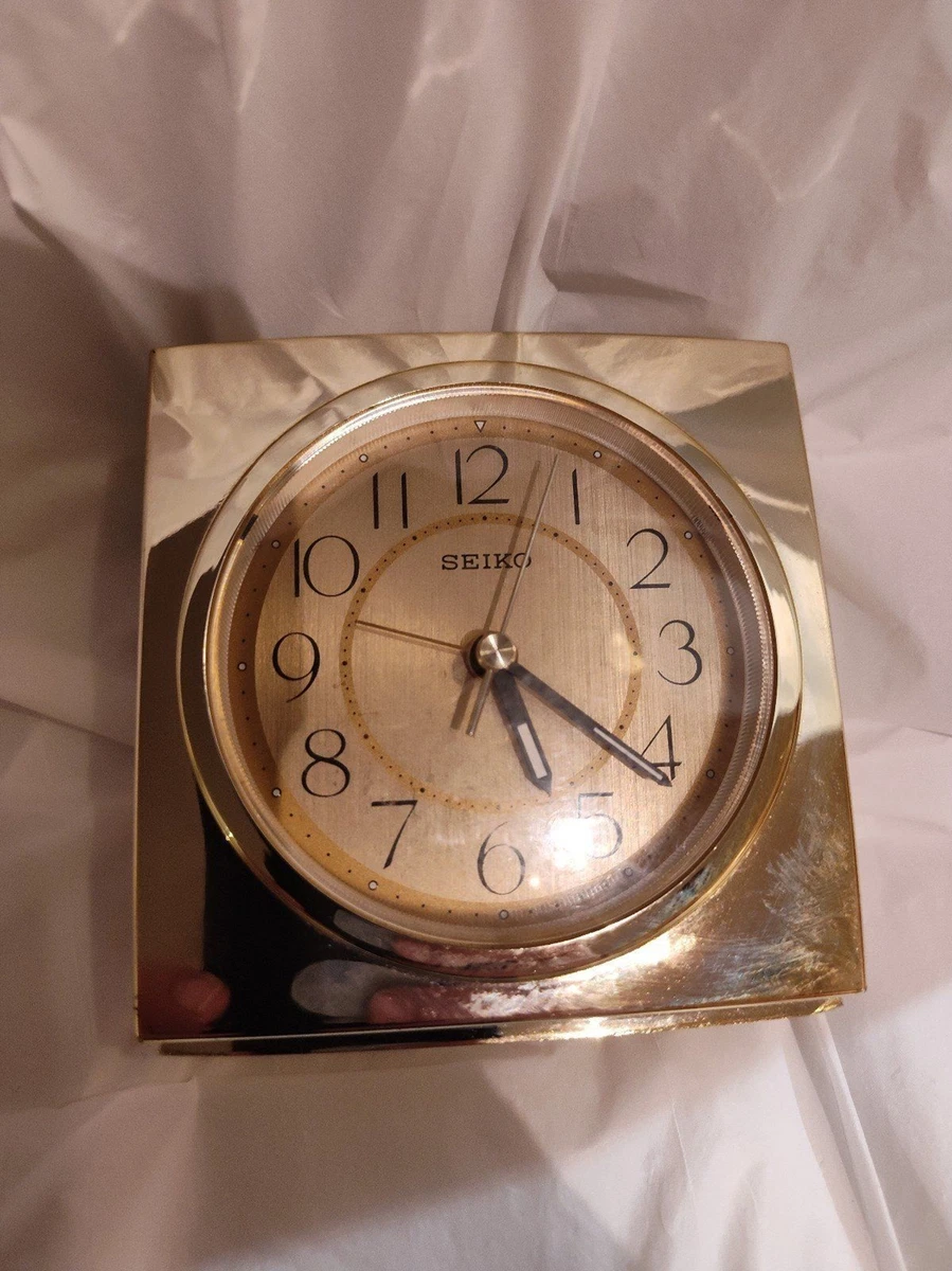 Seiko Gold Alarm Clocks & Clock Radios for sale | eBay