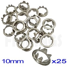 Grommets Clock Key Hole Dial Silver Finish 10mm Antique clock repair 25 piece