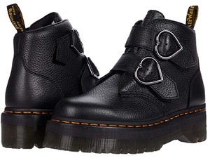 black devon heart boots
