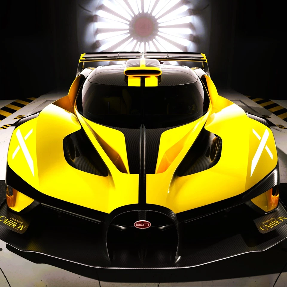 Bugatti Race Car Veyron Concept Chiron Custom Built Metal Body1:18SCALE MODEL - Image 2 of 4