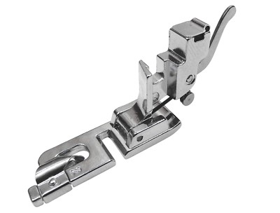 2mm Rollsaumfuß/Nähfuß + Nähfußhalter für Nähmaschinen mit Snap-On-System (6mm)