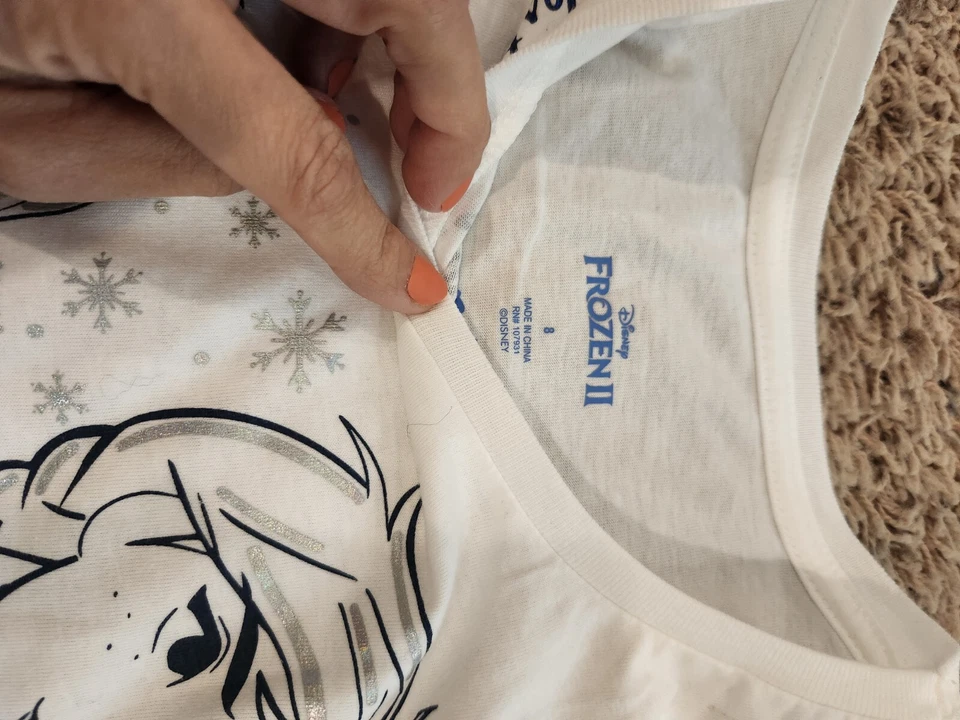 New With Tags Disney Frozen Sisters White Sweater Size 8 More Styles Available. - Image 2 of 2