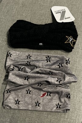 Set-Vanderbilt Logo Chunky Wool Head Band Ear Warmer NWT & Gator by League