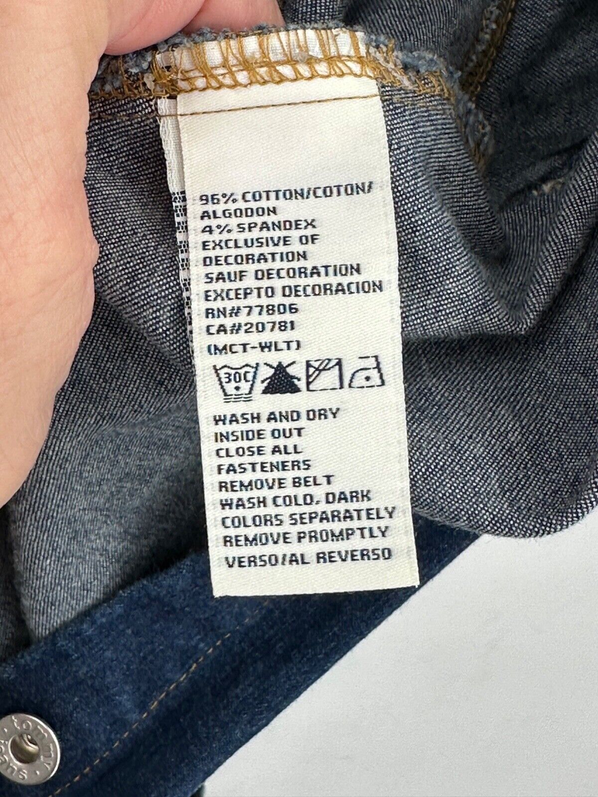Y2K Tommy Hilfiger Jeans Denim Shirt Dress MED Be… - image 9