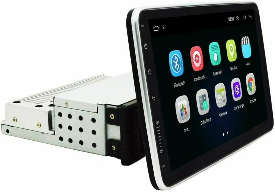 AUTORADIO ANDROID 10 POLLICI STEREO AUTO 1 DIN 2GB RAM WIFI SCHERMO ESTRAIBILE - Immagine 2 di 4