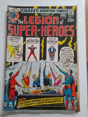 Adventure Comics #403 Apr 1971 Good+ 2.5 Debut new Legion Super-Heroes costumes