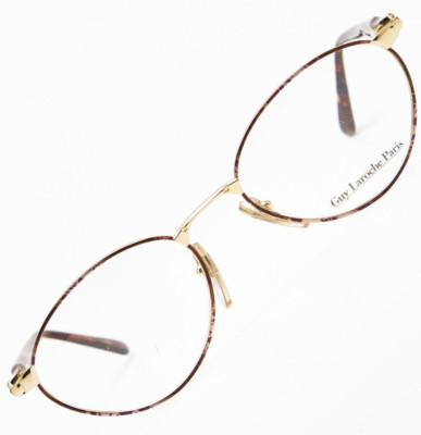 GUY LAROCHE GL2268 Gold Turtle Butterfly Frame Glasses Vintage 80s Women