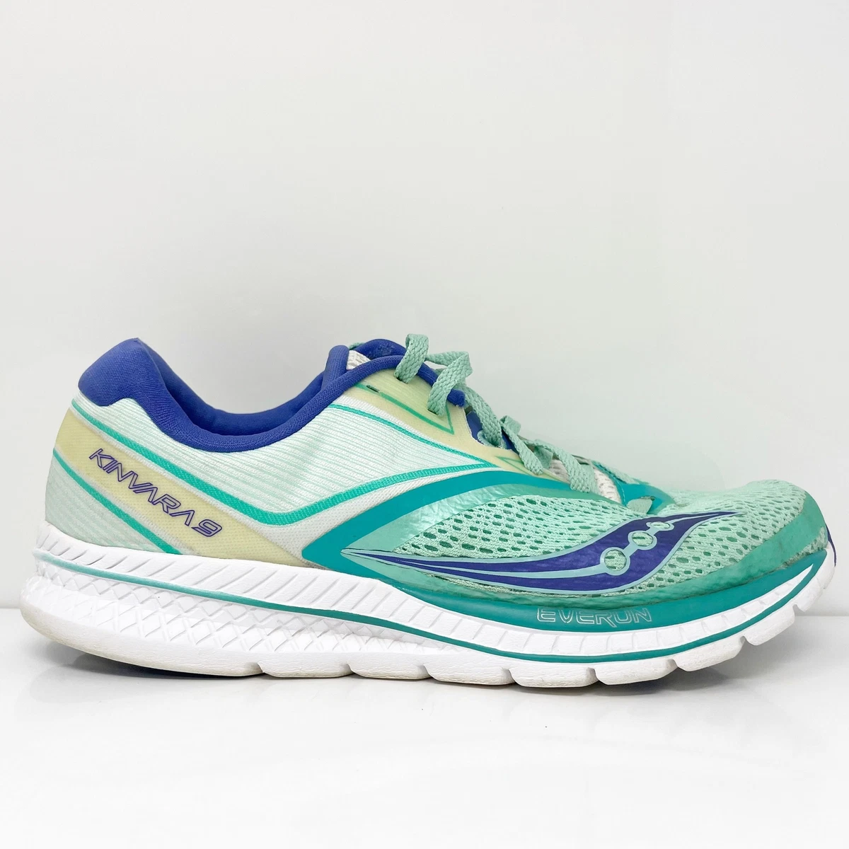Saucony Womens Kinvara 9 S10418 35 Green Running Shoes Sneakers Size 8.5