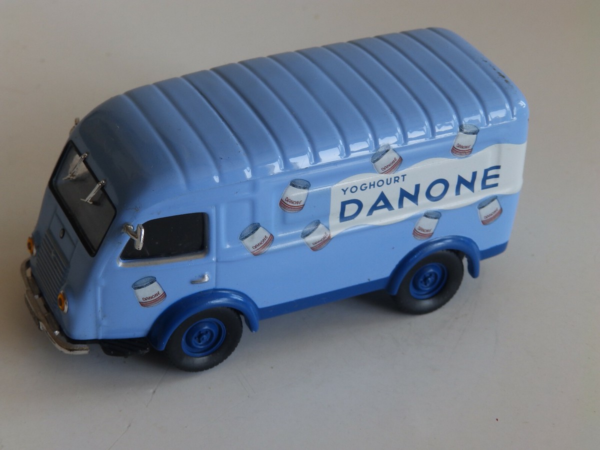 Voiture Miniature Renault 1000KG Danone 1/43 - Bleue, En Métal, Occasion