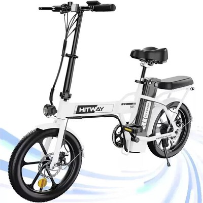 HITWAY BK5S 350W Elektrofahrrad 36V 10,4AH Klapprad E-bike 16 Zoll E-City Bike