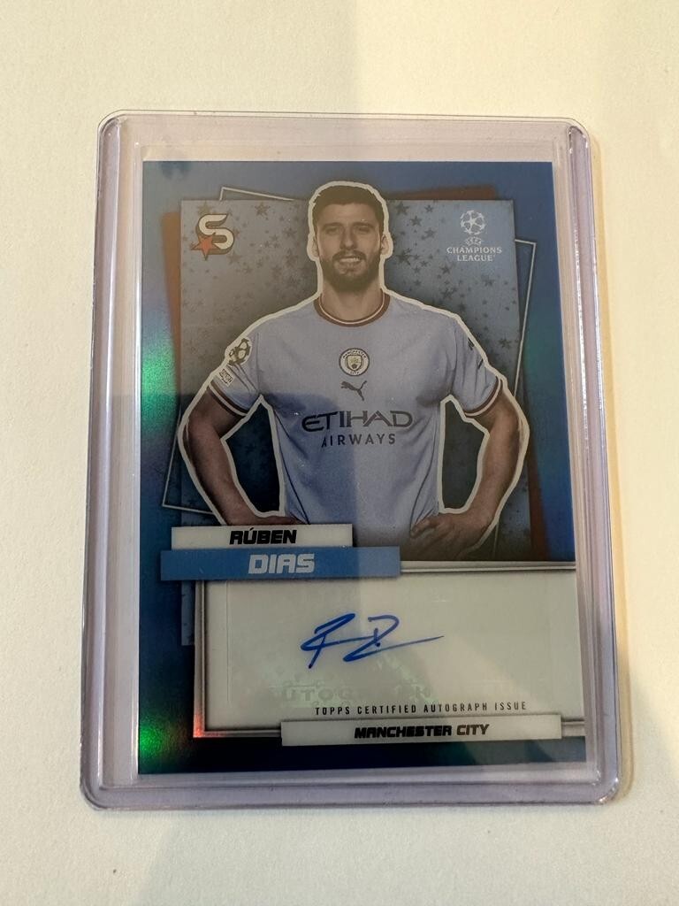 Topps マンチェスターシティ ルベン・ディアス 直筆サインカード