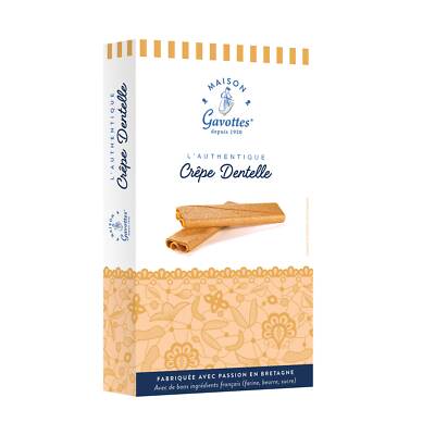Maison Gavottes Crêpes Dentelles -24 Knusper-Butterplätzchen aus Frankreich 125g