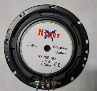  HyperX  Compone System 2-Way  Hyper 162  Lautsprecher  125 Watt 4 Ohm   2 Stück