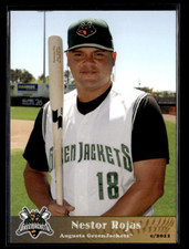 Nestor Rojas 2011 Augusta Green Jackets Team Set