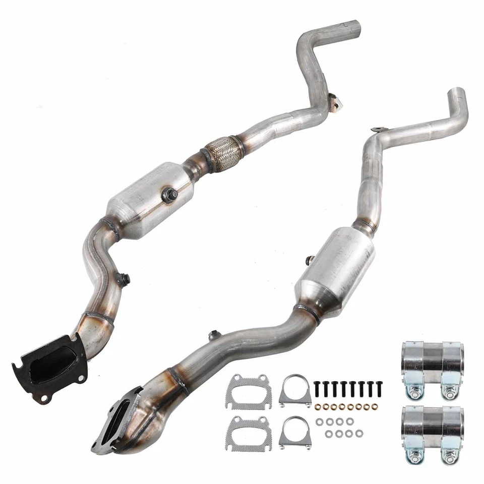For 2011-2023 Dodge Challenger 3.6L 4-BOLT FLANGE 2-pc Set Catalytic Converter Foto 2 de 4