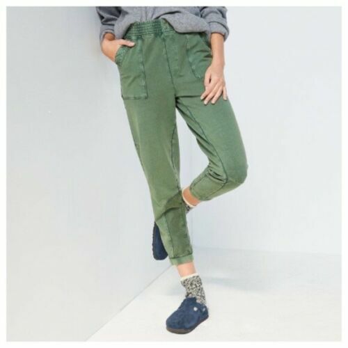 Saturday Sunday Anthropologie Theo Utility Joggers Pants Green Comfy XS 225721