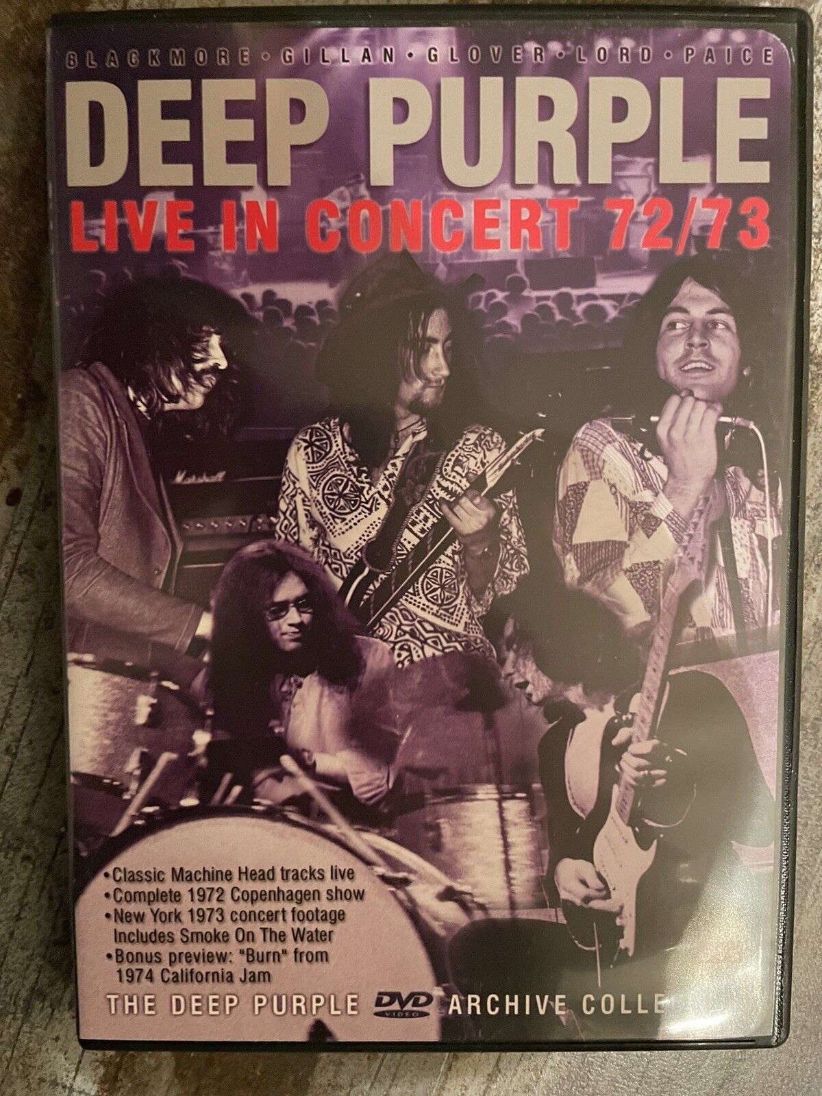 Deep Purple: Live in Concert 72/73 + SIX More DP DVDs Free Ship Please Read  On!