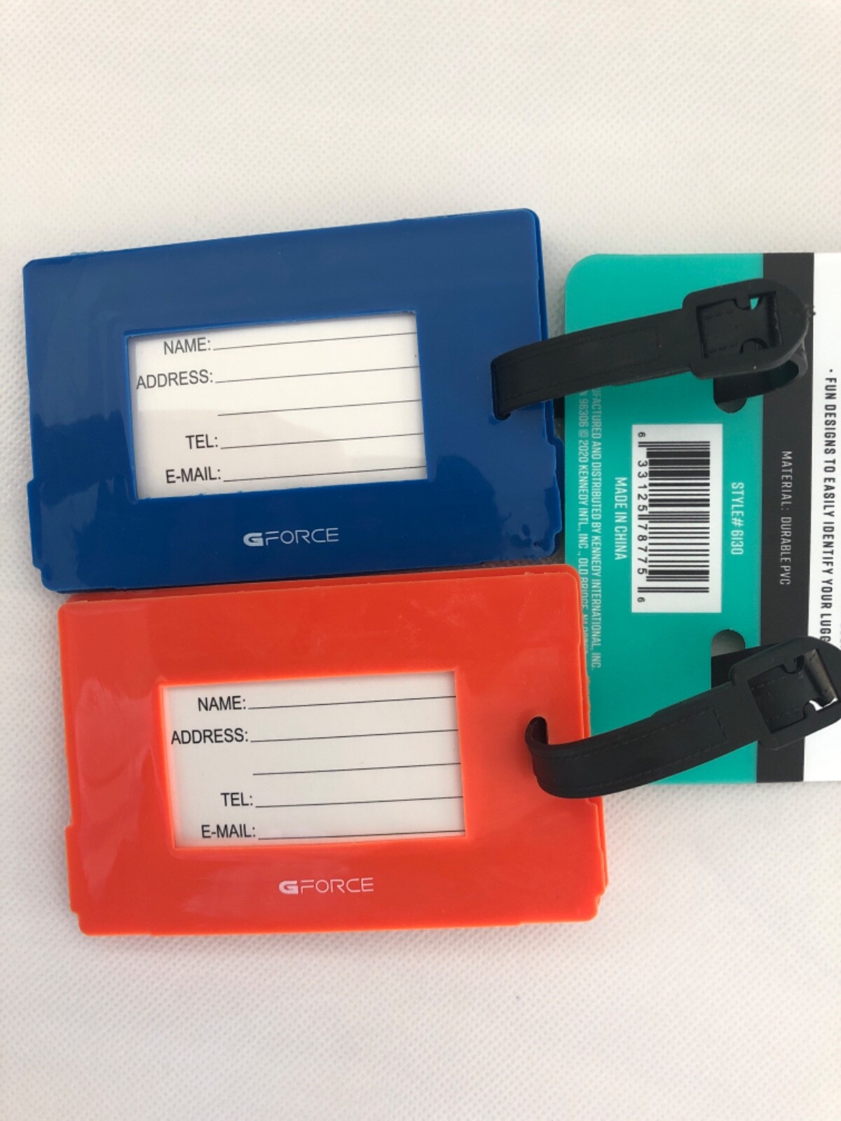 New G Force Super Cute Luggage Travel Sturdy Tags Vintage Cassettes