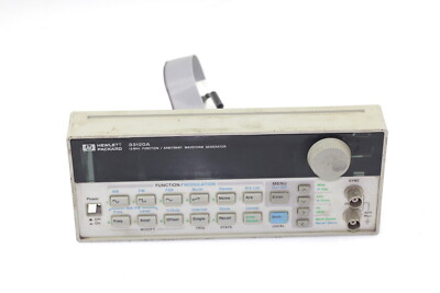 HP 33120A 15 MHZ Funktion / Arbiträrgenerator Vorne Panel