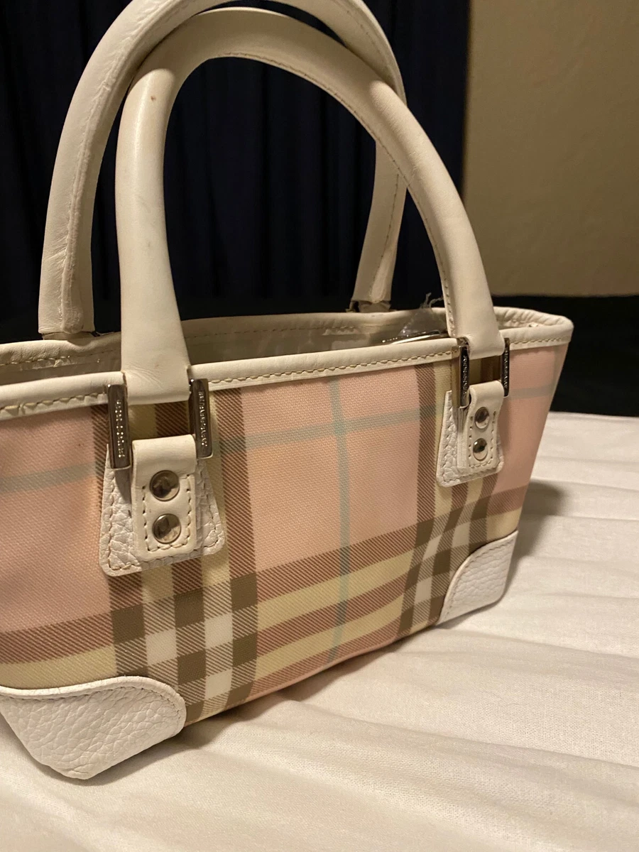 BURBERRY Small Pochette Nova Check Purse Multicolor