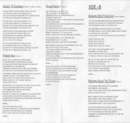 TAKE THAT NOBODY ELSE CASSETTE ALBUM EC ISSUE 11 tracks POP Europop, Ballad - Picture 8 of 12