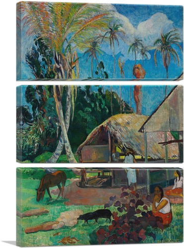 ARTCANVAS Die schwarzen Schweine Leinwand Kunstdruck von Paul Gauguin - Bild 14 von 14
