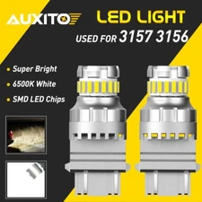 AUXITO 3157 3057 LED Reverse Backup Light Bulbs White 6500K Canbus Error Free