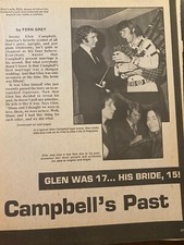 Glen Campbell, Two Page Vintage Clipping