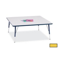 Kydz Activity Table Square 48 In. X 48 In. 24 In. 31 In. Ht Gray Yellow on sale Kydz Activity Table Square 48 In. X 48 In. 24 In. 31 In. Ht Gray Yellow on sale