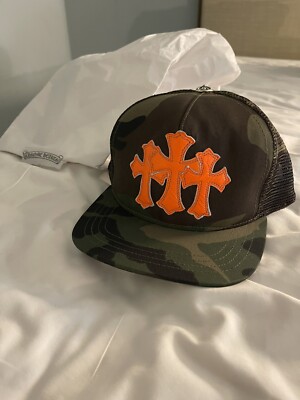 Chrome Hearts Cemetery Trucker Camo 迷彩 Chrome Hearts Cemetery Camo Trucker Hat – Common Hype