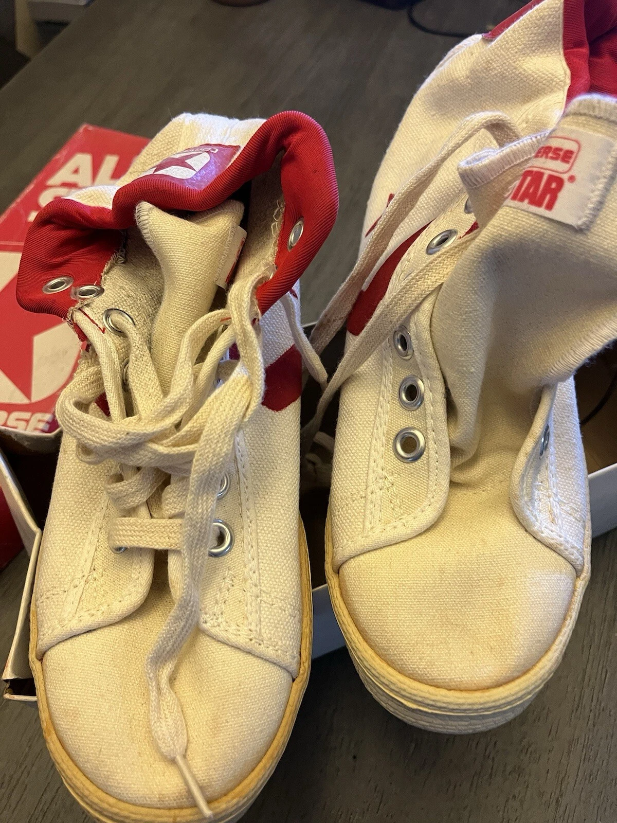 Scarpe Oxford junior Converse All Star basket All Star anni '80 taglia 3 1 2