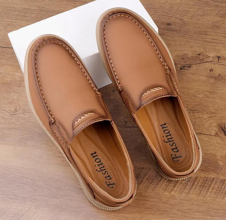 SAOLA Abito da guida business slip on chic da uomo punta rotonda Oxford scarpe da guida business nuovo