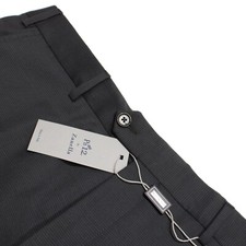 Zanella NWT Dress Pants Size 36 In Tonal Gray Small Pattern Wool Pn12