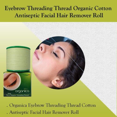 2 Spool X 300M Organica Organic Cotton Eyebrow Threading Thread Hair Remover - Picture 4 of 5